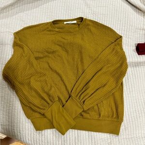 Project social mustard yellow sweater